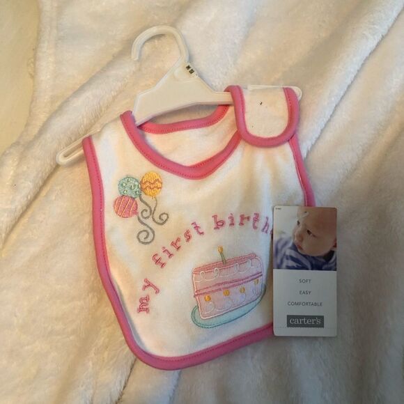 Carter's First Bday Bib - NWT - Picture 1 of 5